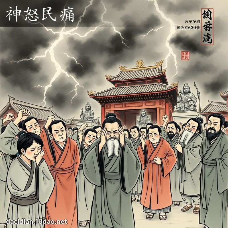 神怒民痛 配图