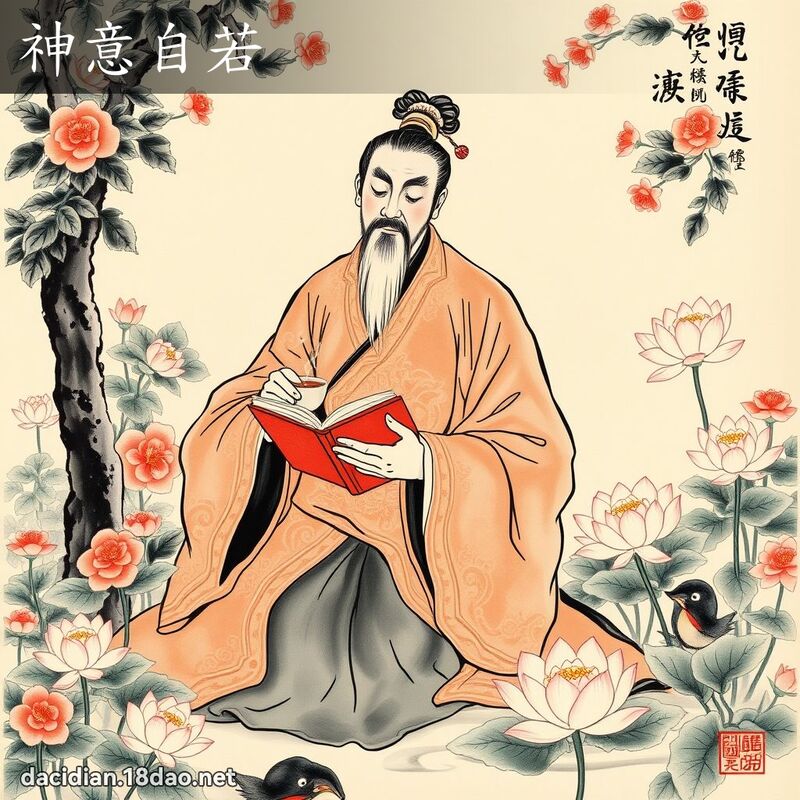 神意自若 配图