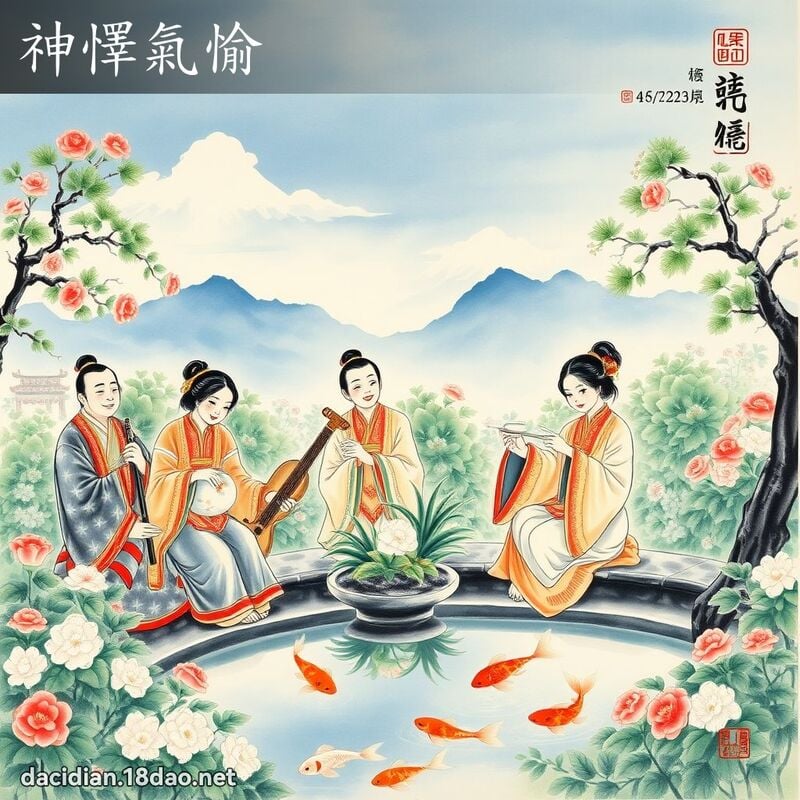神懌气愉 配图