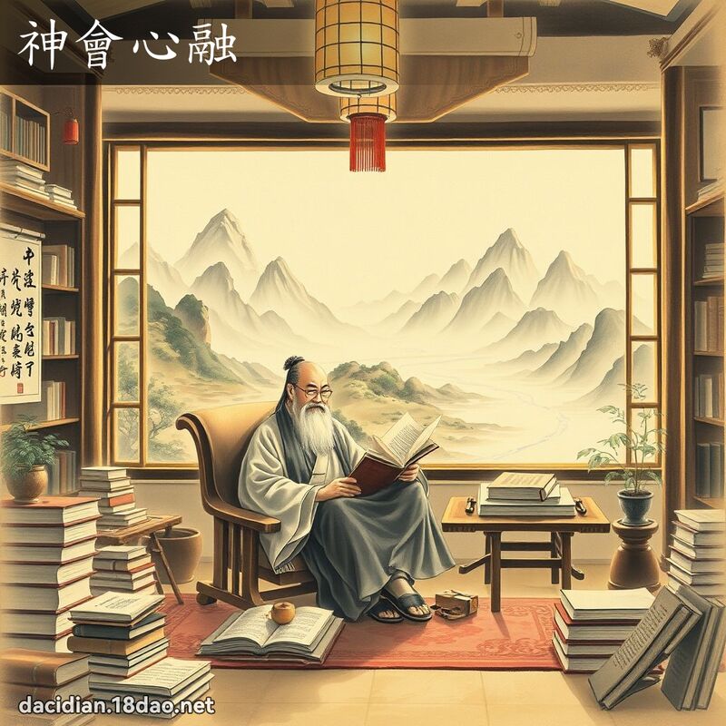 神会心融 配图