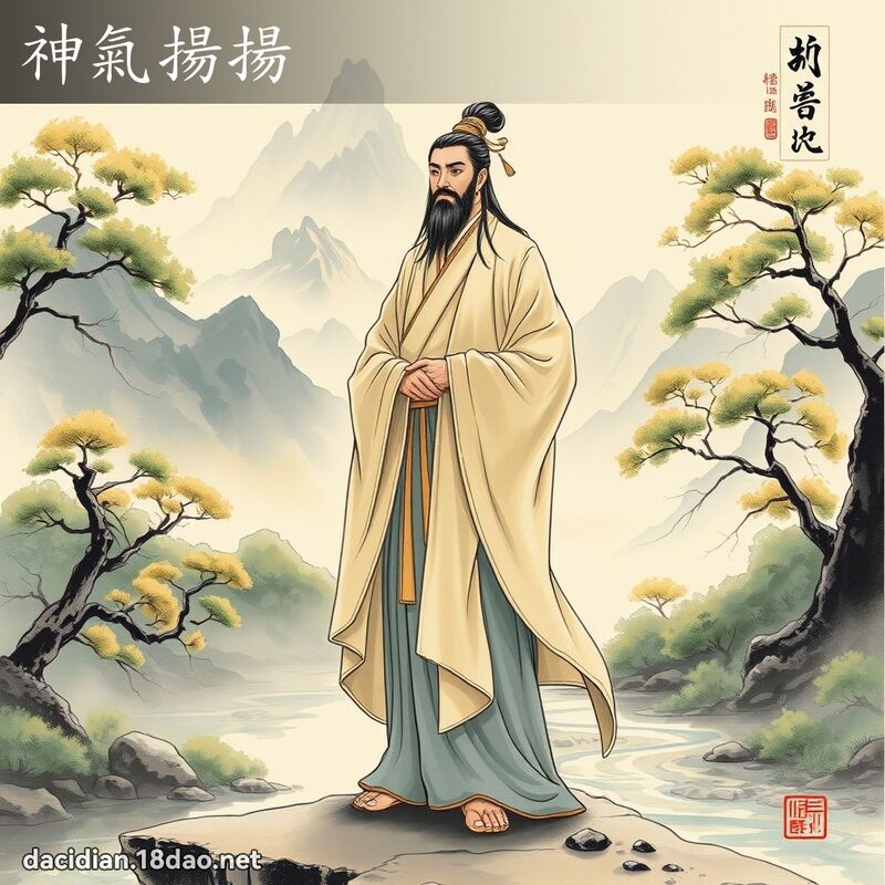 神气扬扬 配图