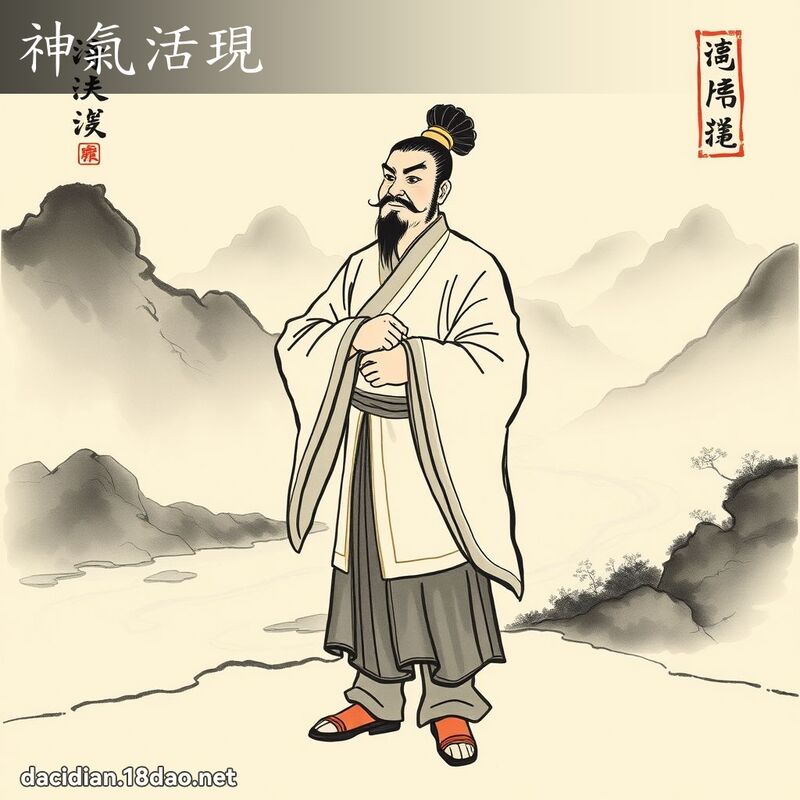 神气活现 配图