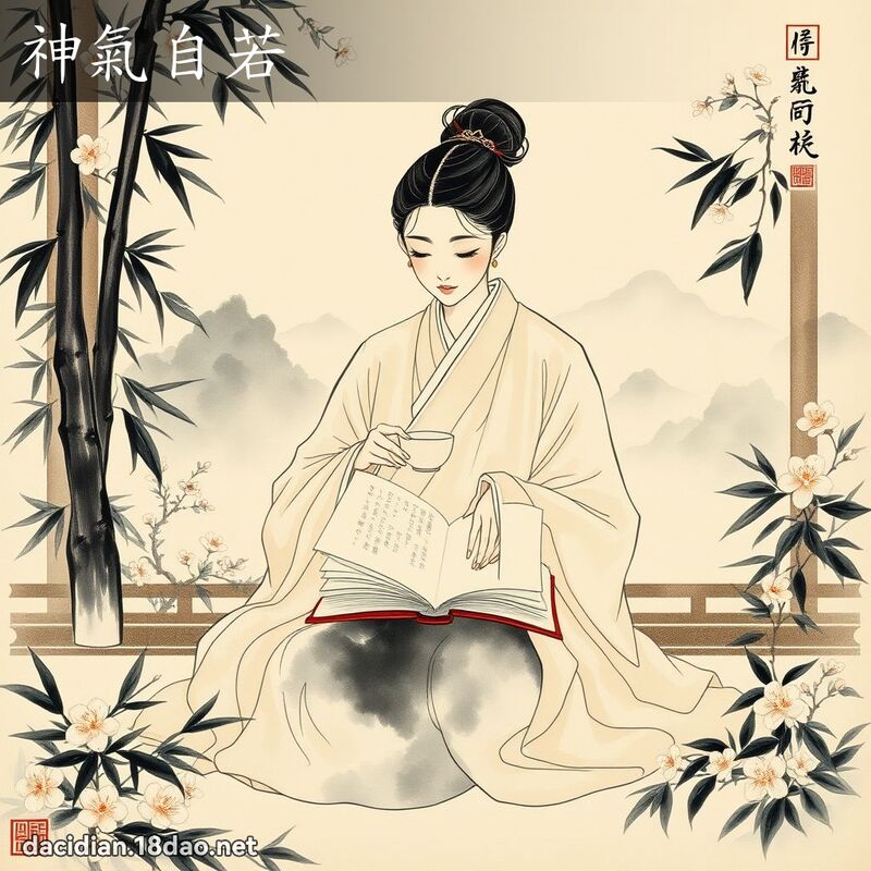 神气自若 配图