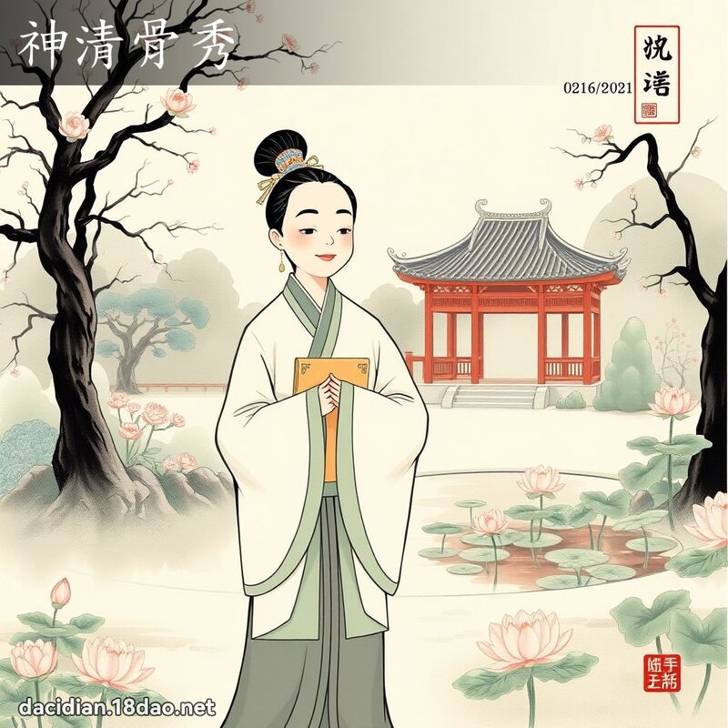 神清骨秀 配图