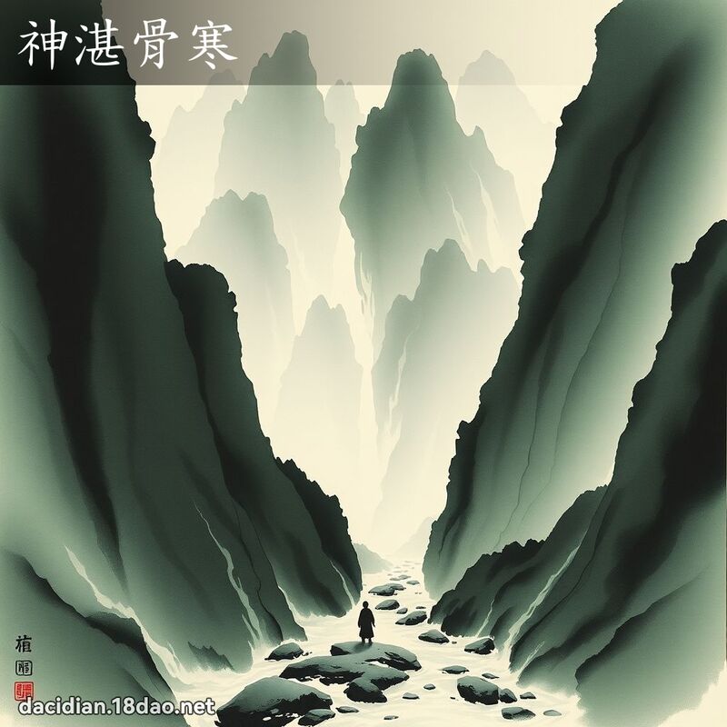神湛骨寒 配图