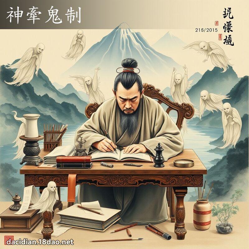神牵鬼制 配图