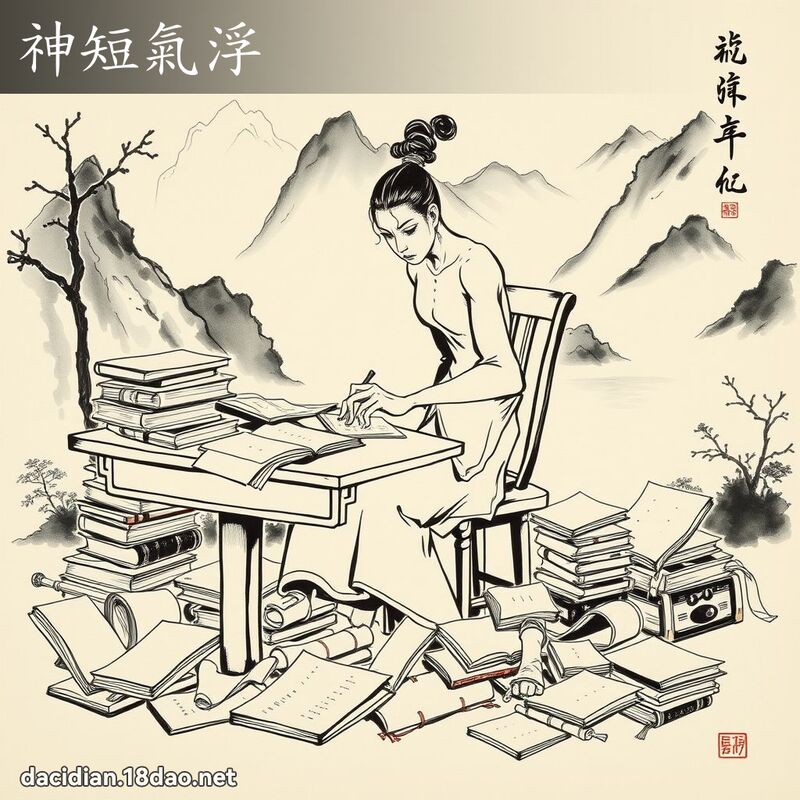 神短气浮 配图