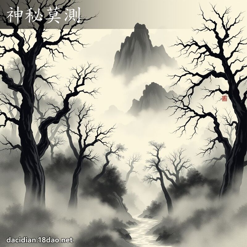 神秘莫测 配图