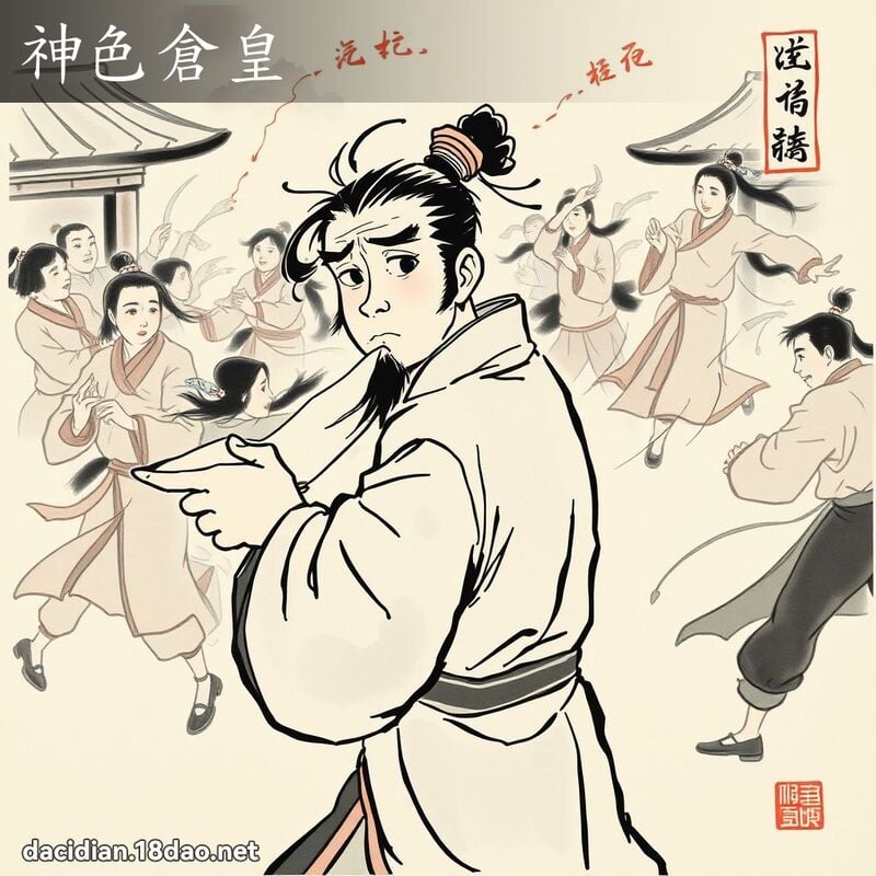 神色仓皇 配图
