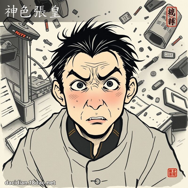 神色张皇 配图