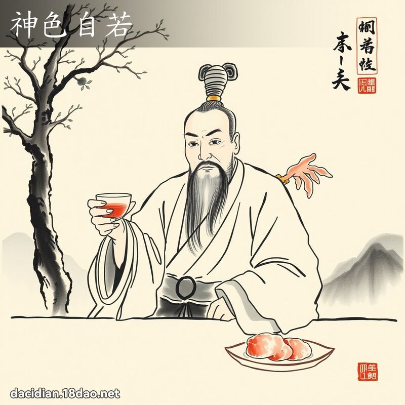 神色自若 配图