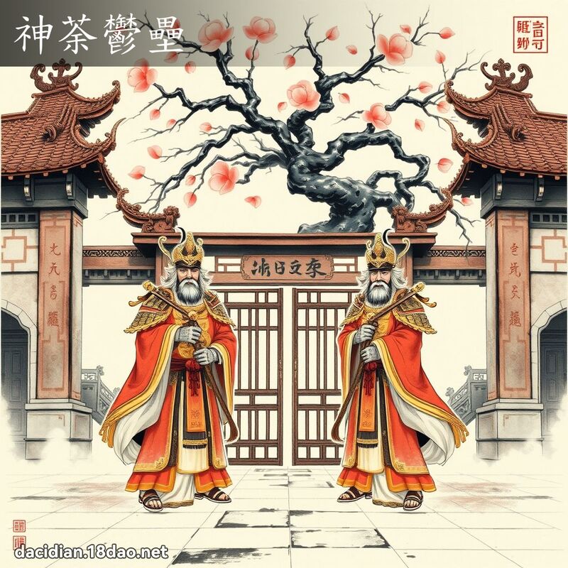 神荼郁垒 配图