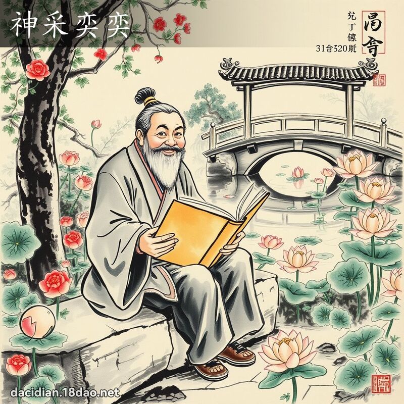 神采奕奕 配图