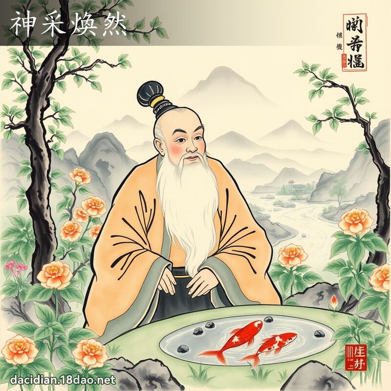 神采焕然 配图