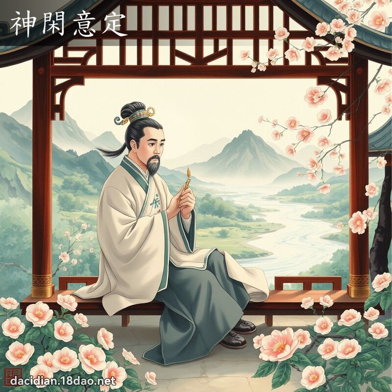 神闲意定 配图