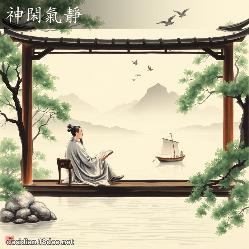 神闲气静 配图