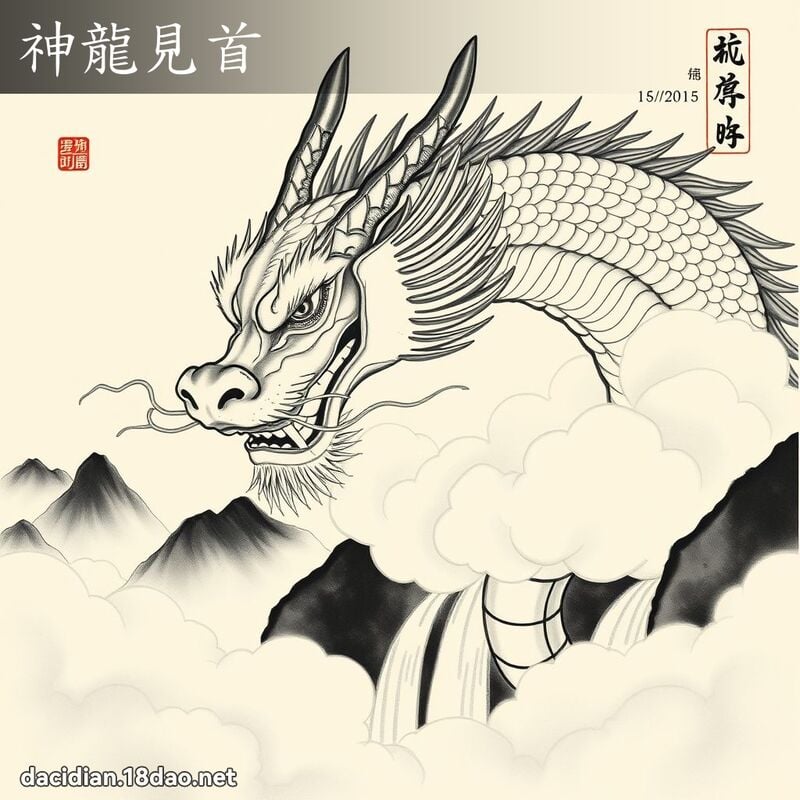 神龙见首 配图