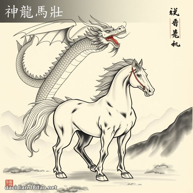 神龙马壮 配图