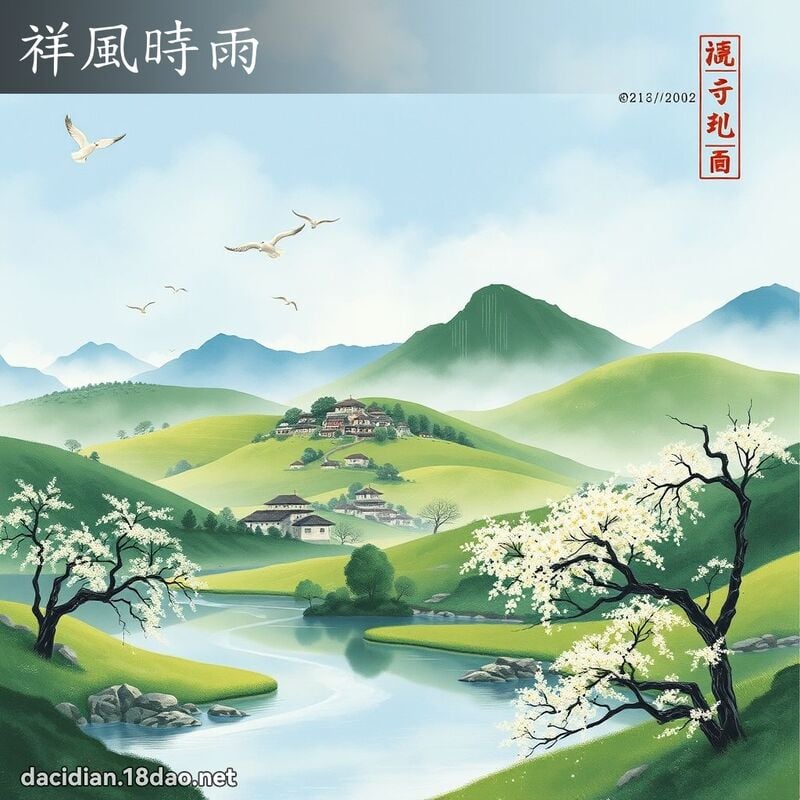 祥风时雨 配图