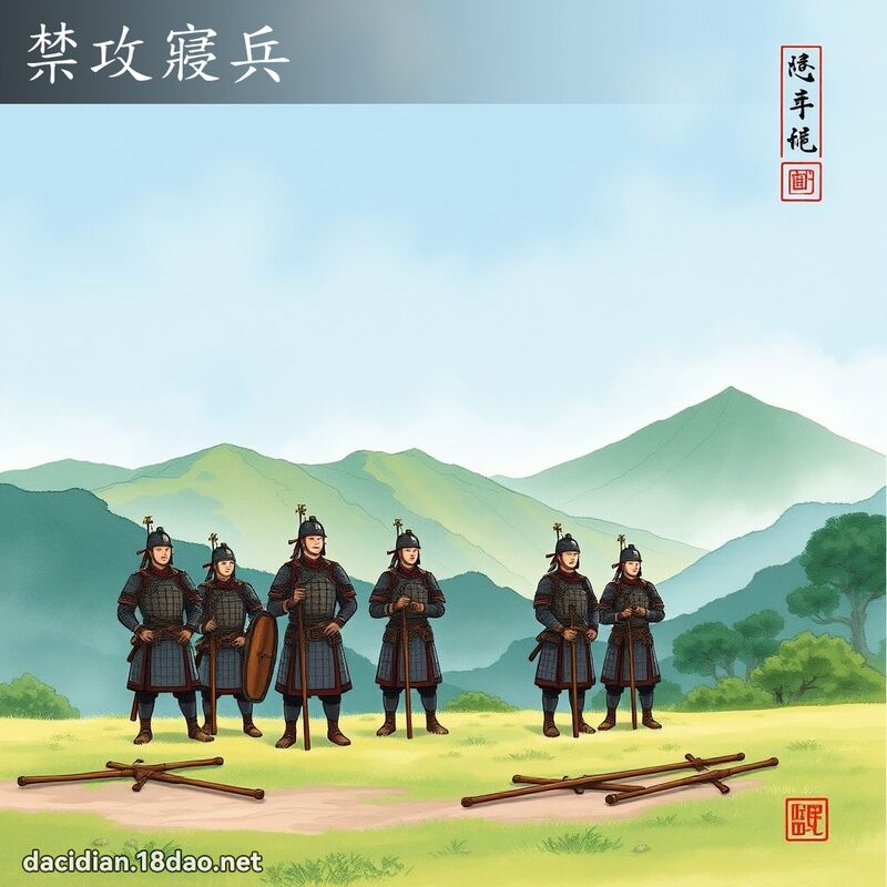 禁攻寢兵 配图