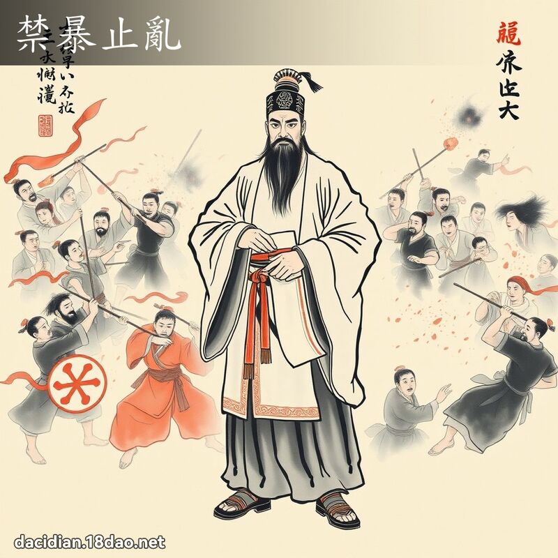 禁暴止乱 配图