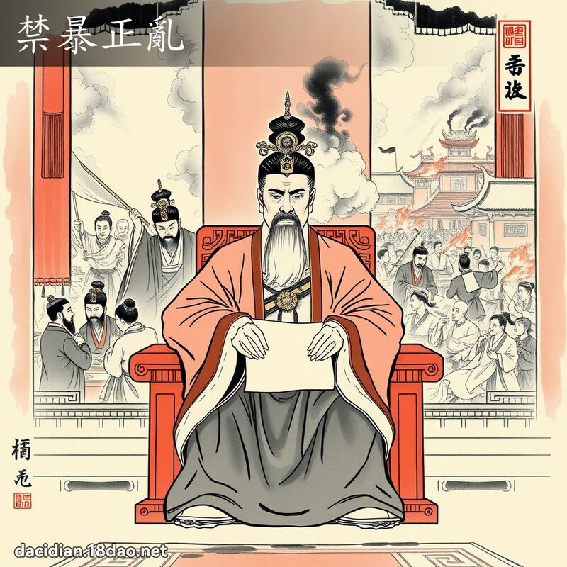 禁暴正乱 配图