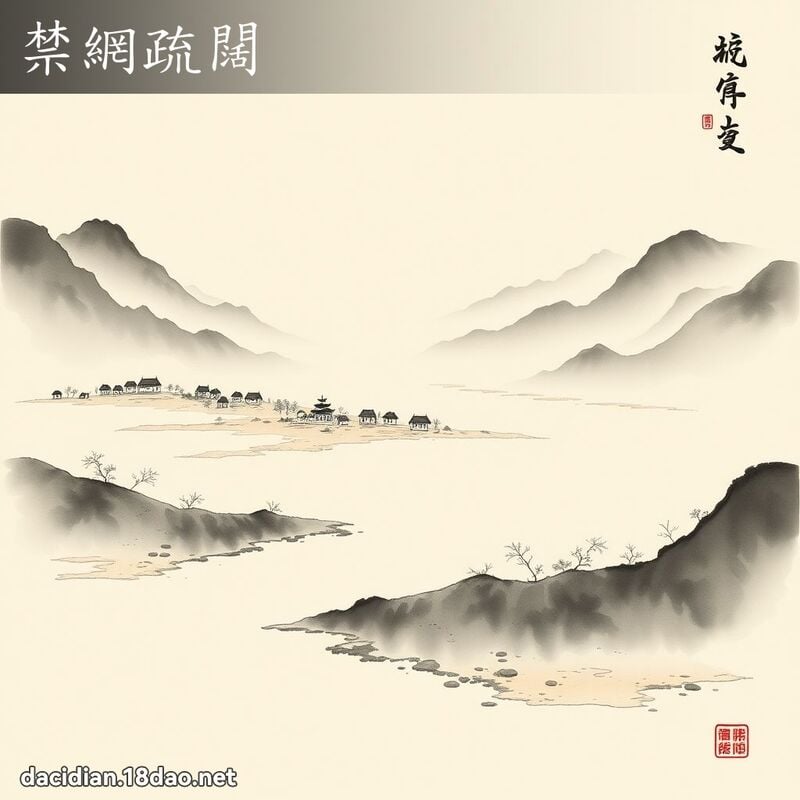 禁网疏阔 配图
