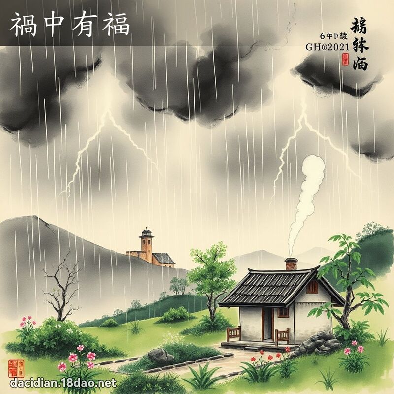 祸中有福 配图