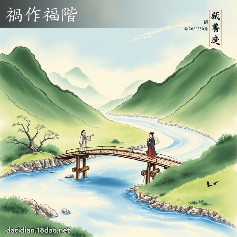 祸作福阶 配图