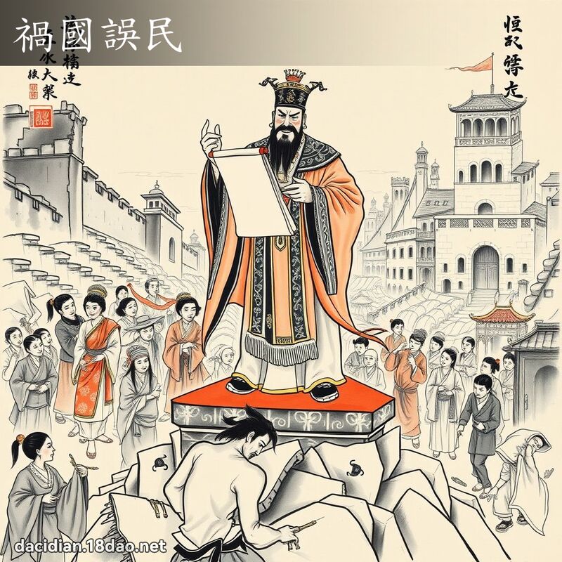 祸国误民 配图