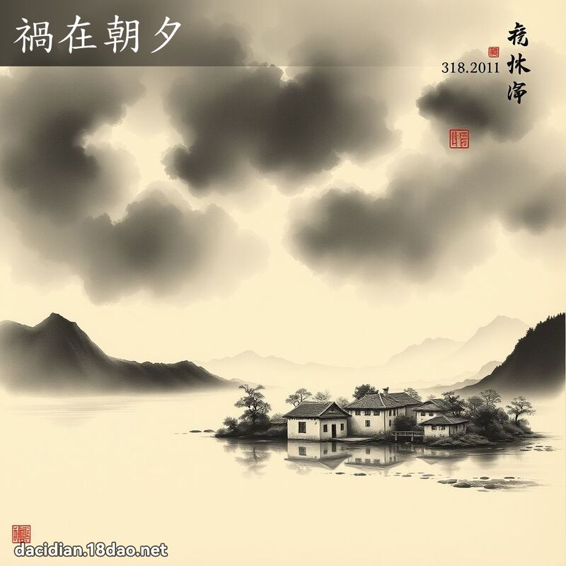 祸在朝夕 配图
