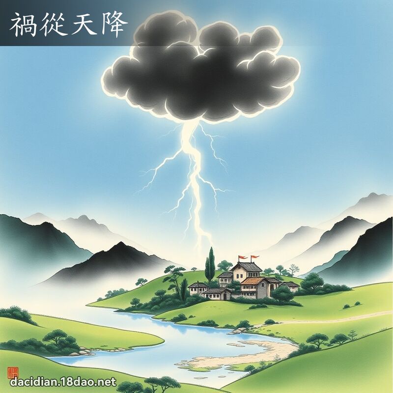 祸从天降 配图