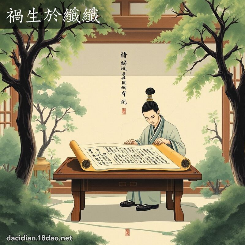 祸生於纤纤 配图