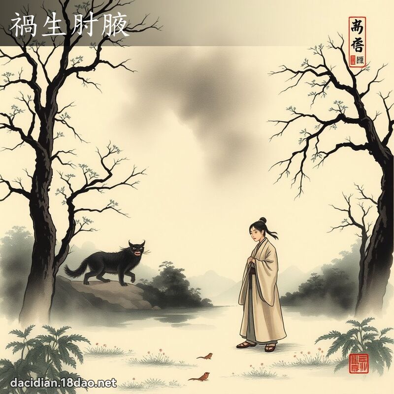 祸生肘腋 配图