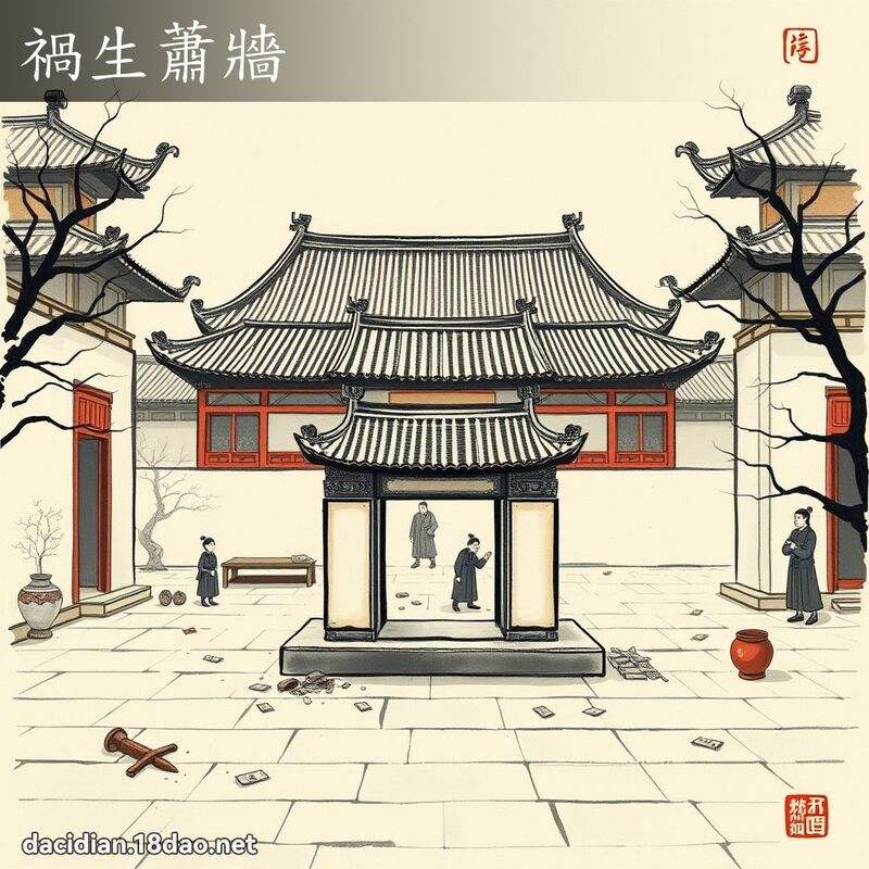 祸生萧墙 配图