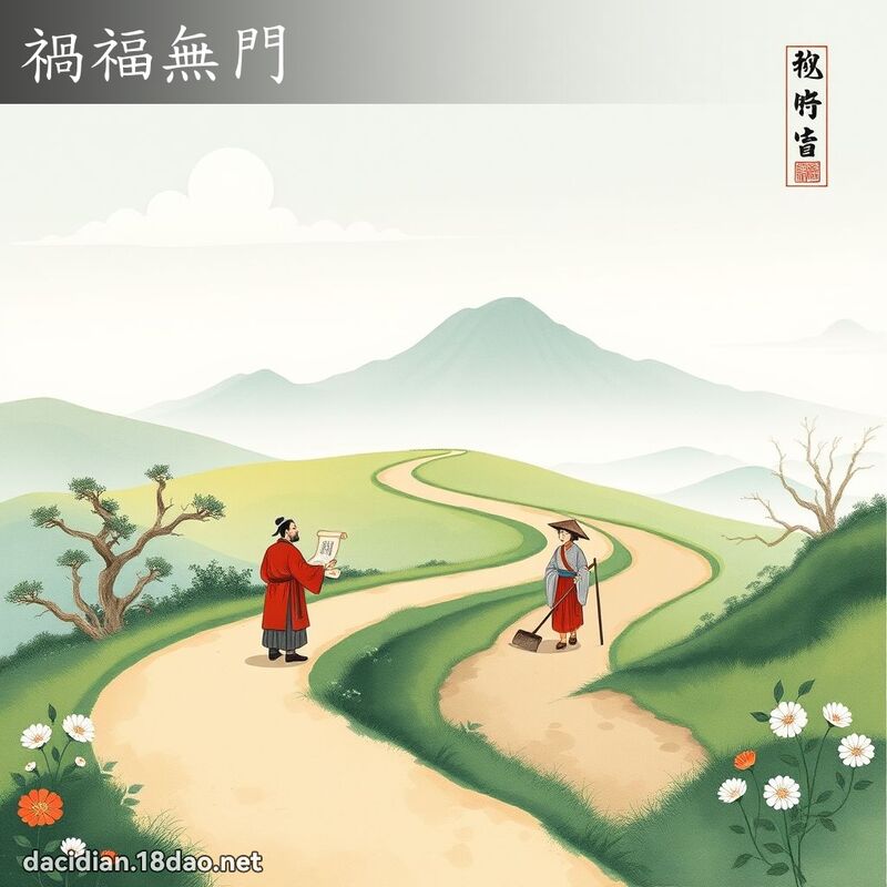 祸福无门 配图