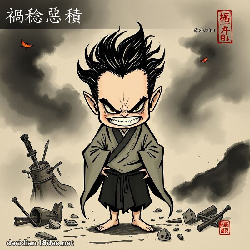 祸稔恶积 配图