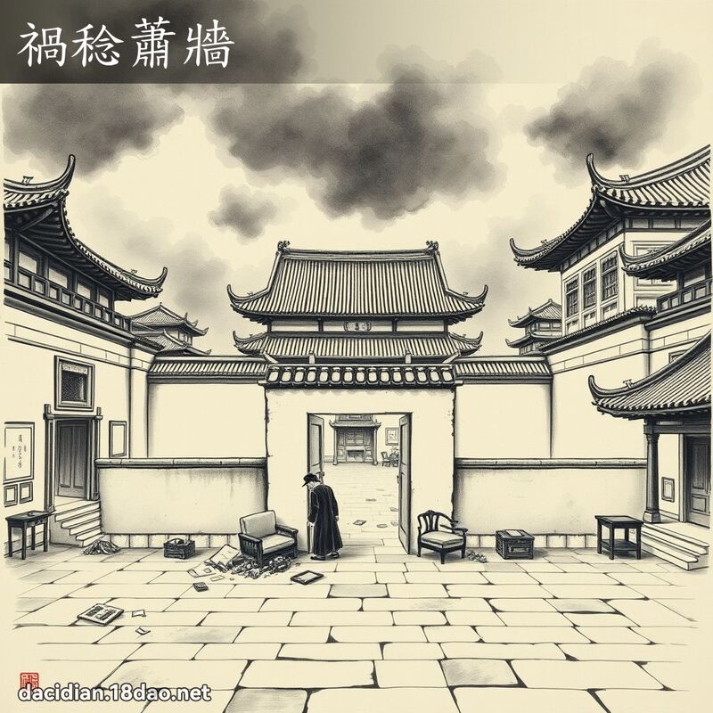 祸稔萧墙 配图