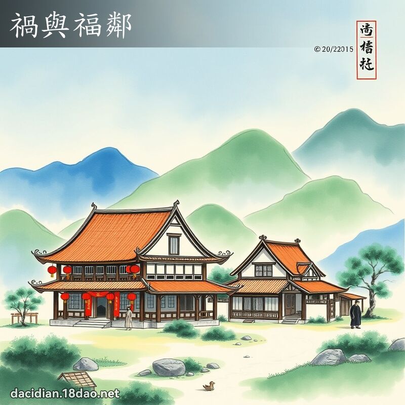 祸与福邻 配图