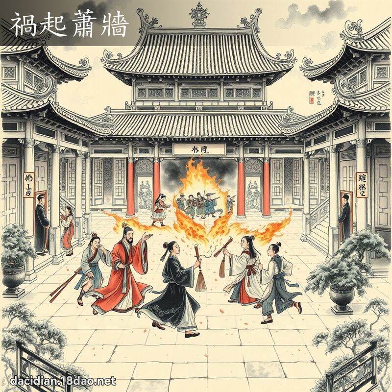 祸起萧墙 配图