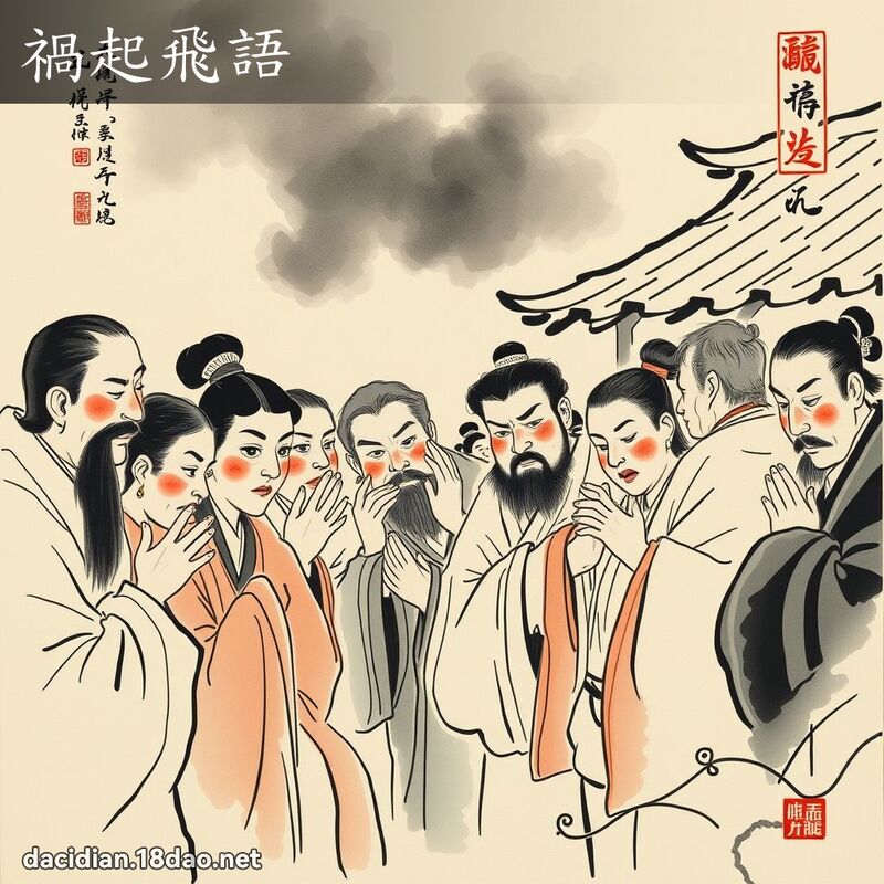 祸起飞语 配图