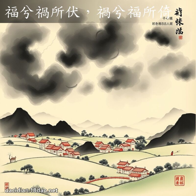 福兮祸所伏,祸兮福所倚 配图