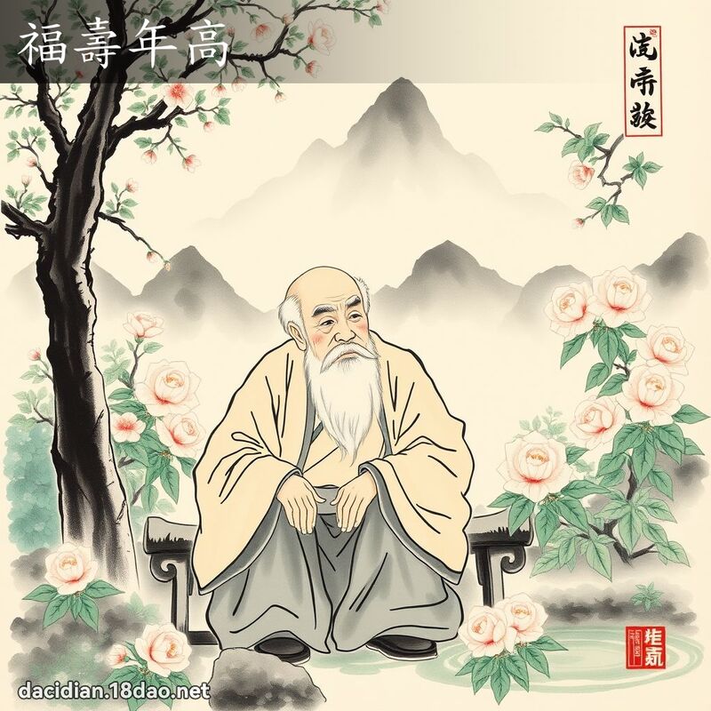 福寿年高 配图