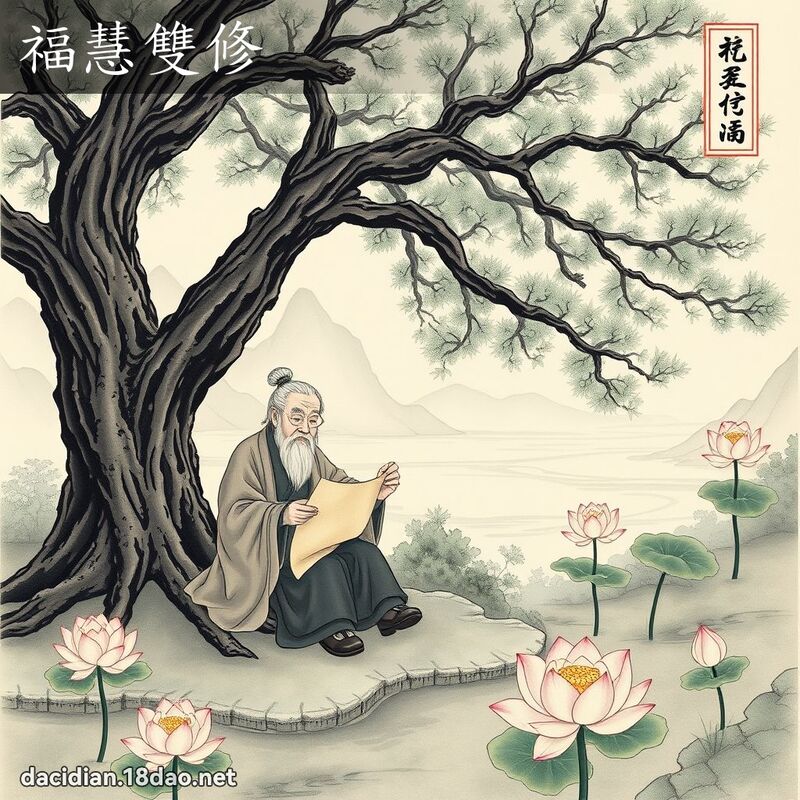 福慧双修 配图