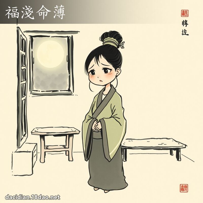 福浅命薄 配图