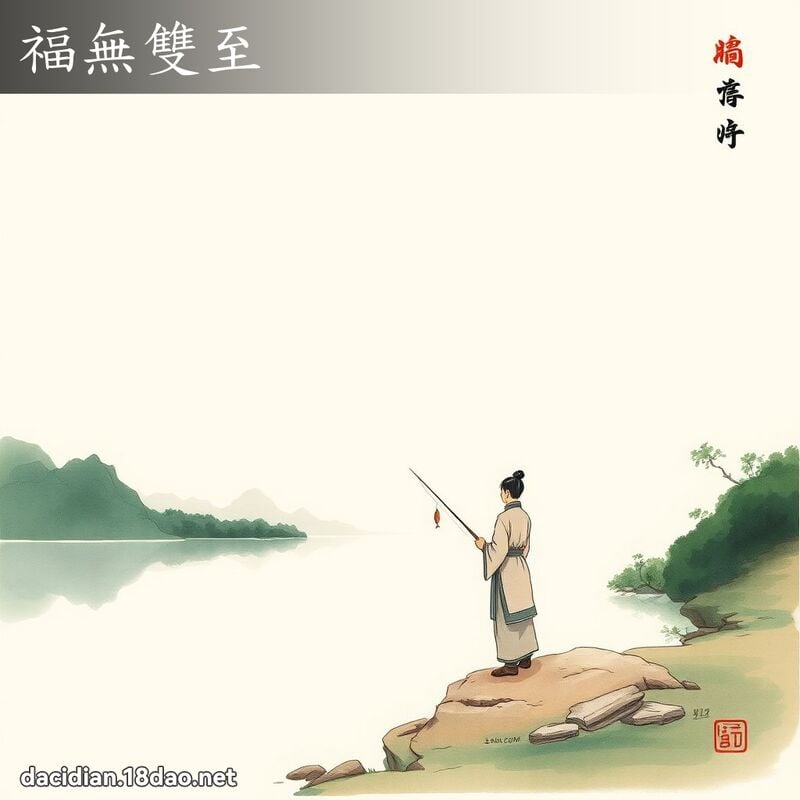 福无双至 配图