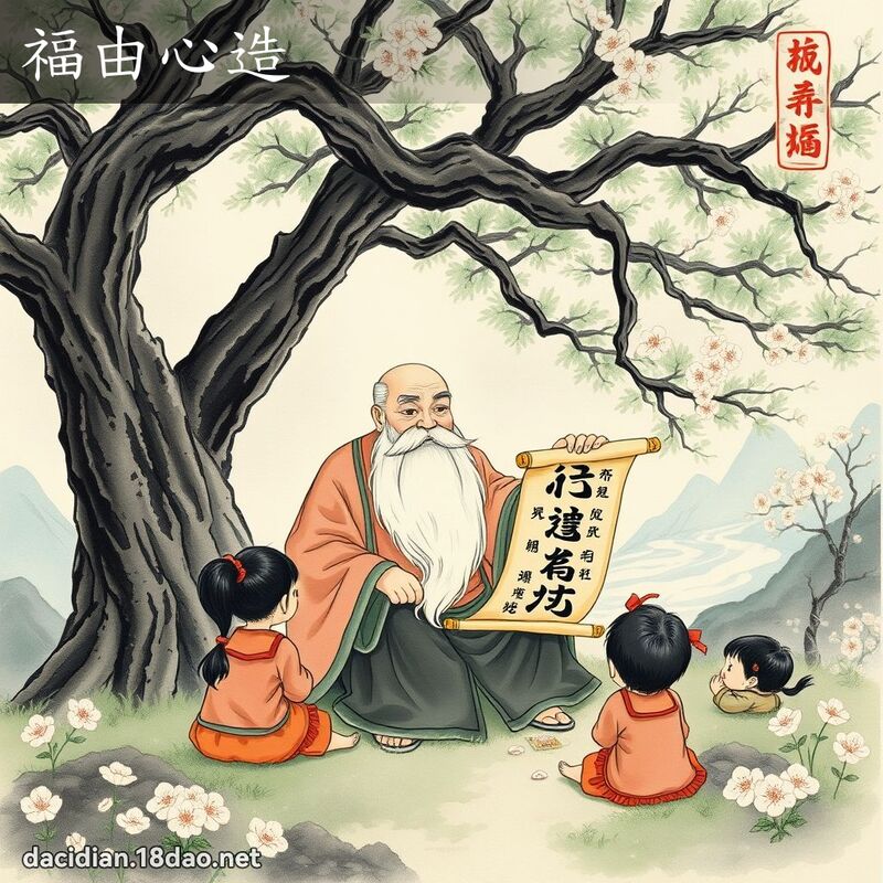 福由心造 配图