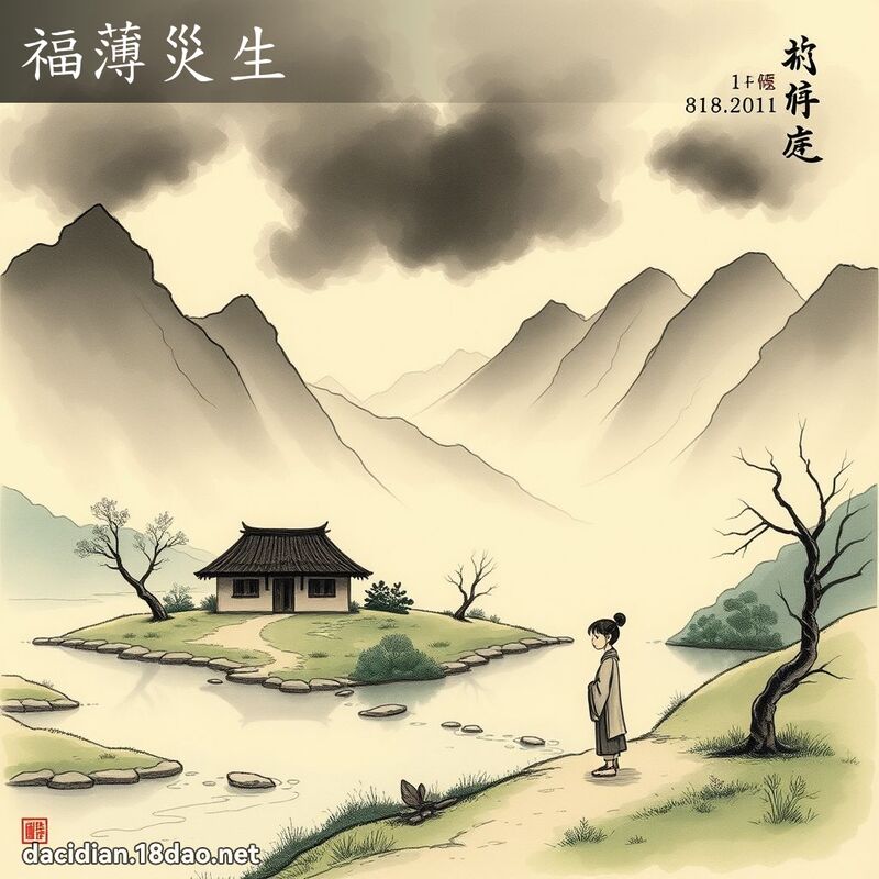 福薄灾生 配图