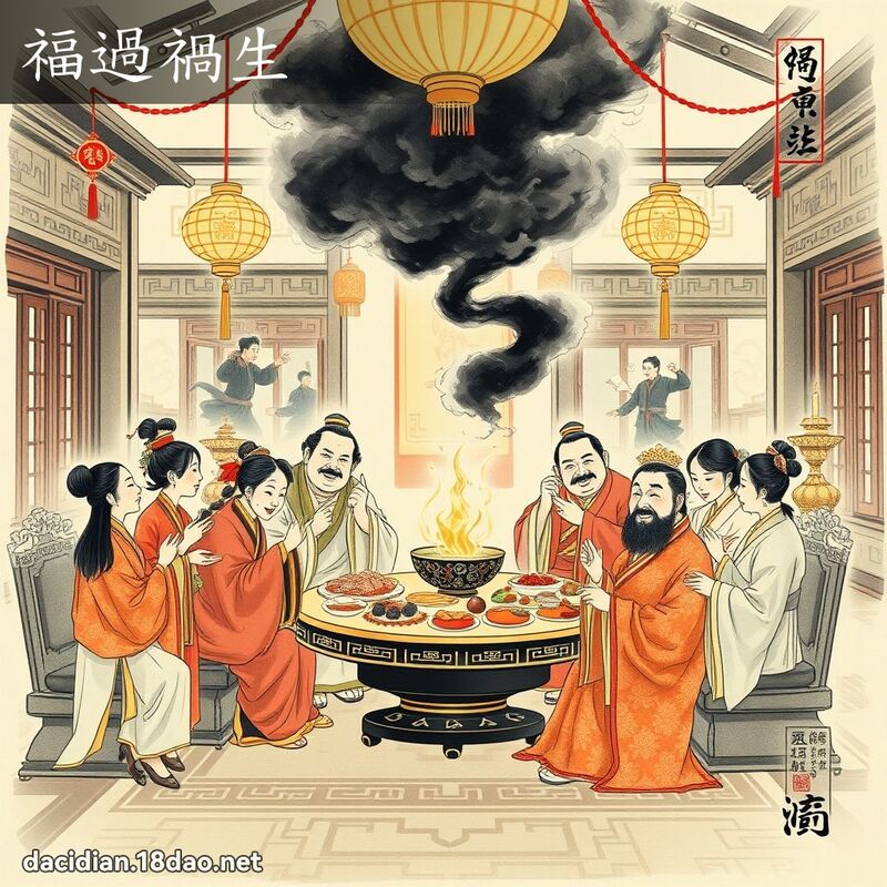 福过祸生 配图