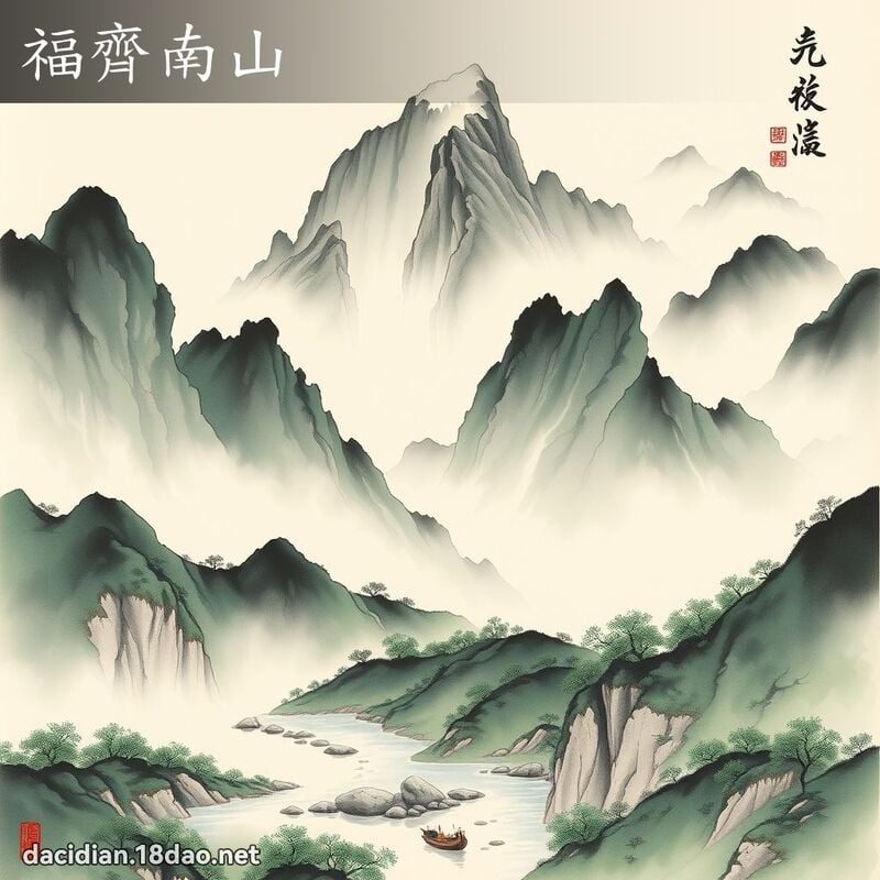 福齐南山 配图
